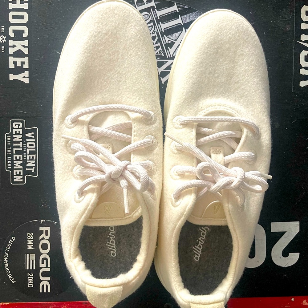 allbirds Cream Wool Runners Sneakers - Men's
